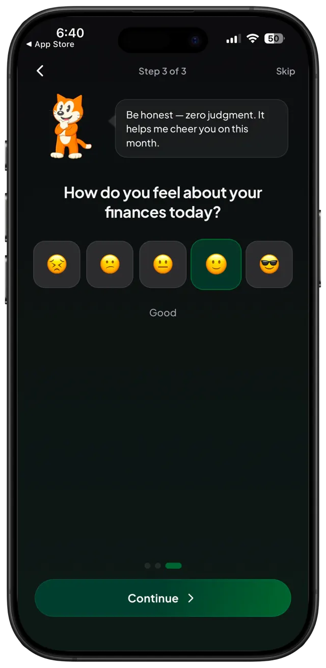 KP financial mood screen